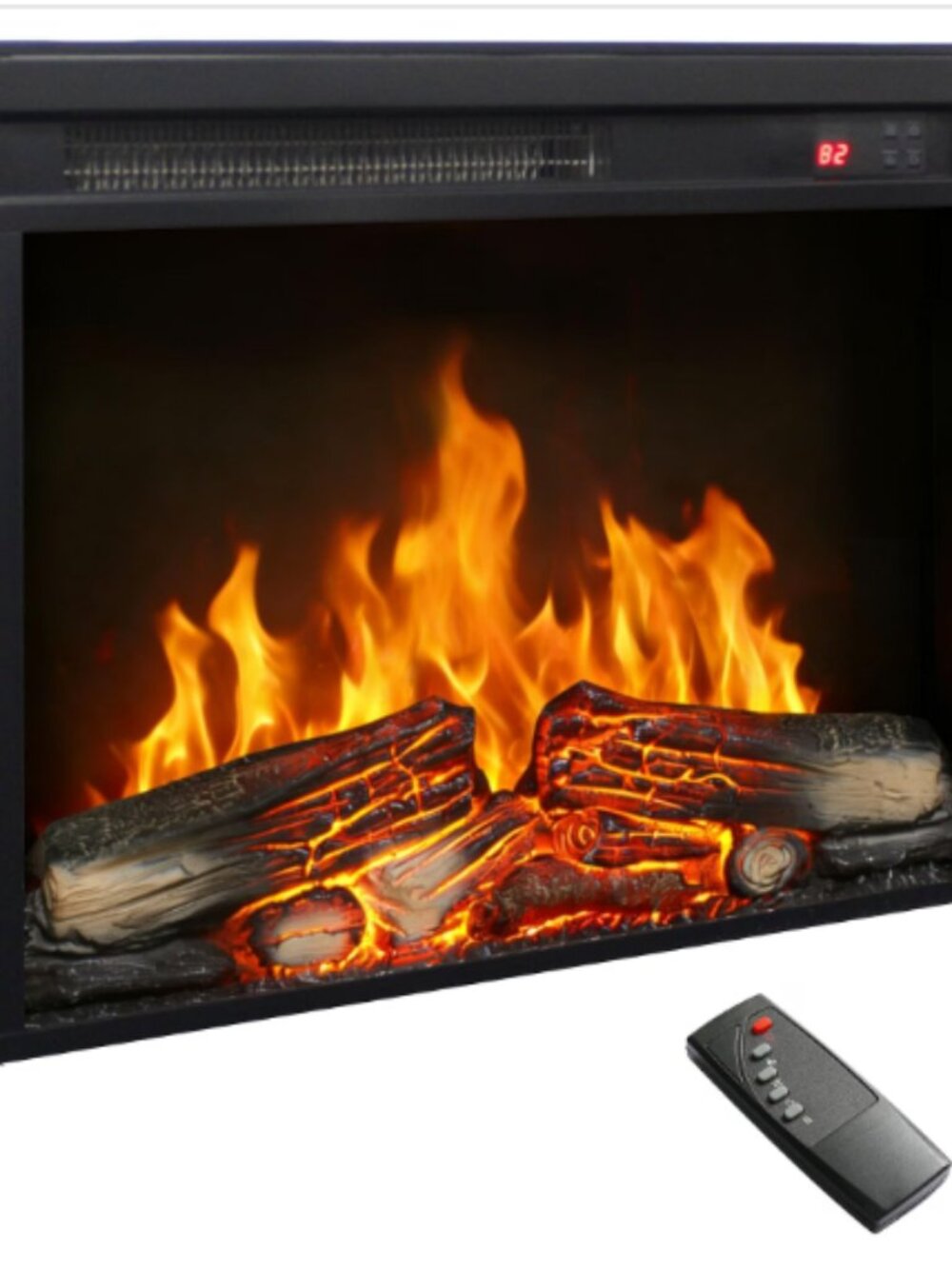 23" Electric Fireplace Insert